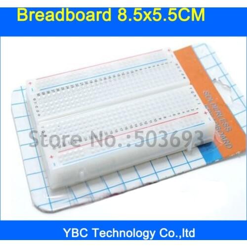 10pcs/lot Mini Solderless BreadBoard 8.5CM*5.5CM Test BreadBoard