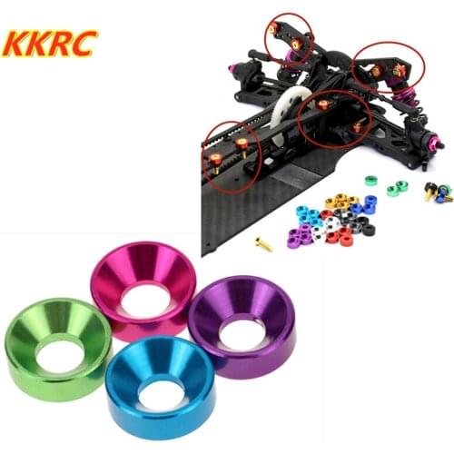 10 pcs M3 Aluminum Colourful Anodized Countersunk Head Bolt Washers Gasket