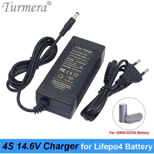 14.6V 3A LiFePO4 charger 4Series 12V 3A Lifepo4 battery charger 14.4V battery smart charger For 4S 32650 32700 LiFePO4 Battery