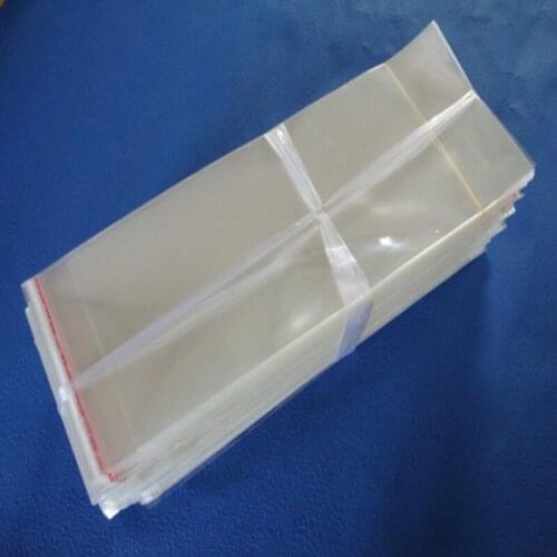 300pcs 9*17cm Clear Resealable Cellophane/BOPP/Poly Bags Transparent Plastic Bags Self Adhesive Seal