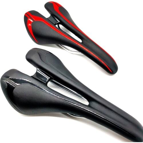 Road bike mountain bike hollow seat unisex bicycle saddle road bike seat cushion riding equipment
