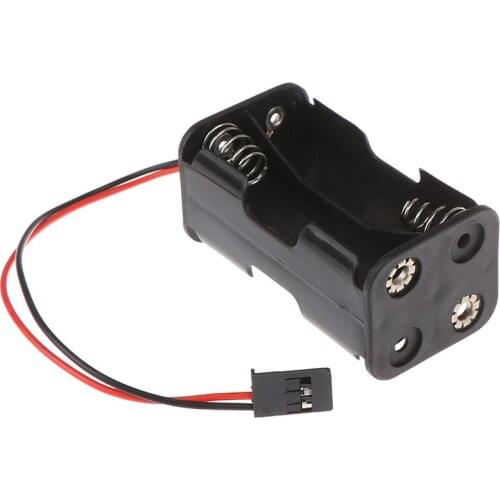 6V 4xAA Battery Holder Futaba Head for Remote Controller Model Aircraft New Battery Holder