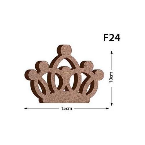 Princess Crown Figure Trinket Wooden Object CODE: F24 paintable decorative objects декоративные предметы под роспись