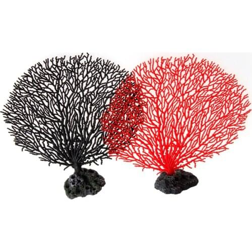 Coral Tree Aquarium Tank Simulation Artificial Resin Decoration Soft Ornament