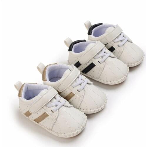 Spring and Autumn 0-18 Months Male Baby Soft Rubber Sole Casual Sneakers Walking Shoes