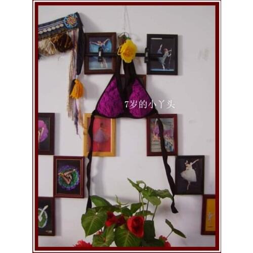 Lace Tribal Belly Dance Bra Top Halter Neck Top Gothic Gypsy Bohemian DJ32