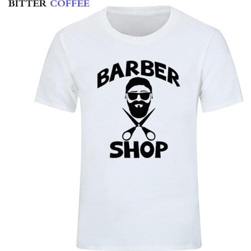 Hot Sale Trendy Men T Shirt Casual Short Sleeve Slim Mens Funny Hairdresser Tops Tees Summer Sweatshirts Stretch T-shirt