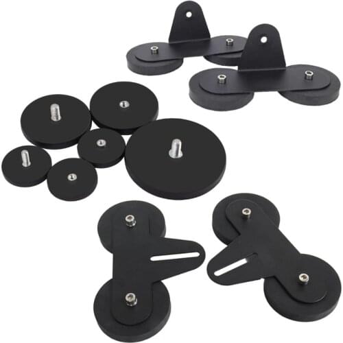 Screw Magnet Rubber Coated Magnet pot Neodymium imanes Car led Magnetic bracket Roof light bar Mounts base led lamp holder tool