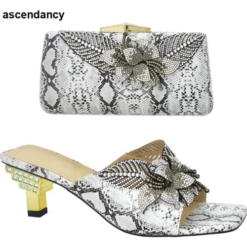 New Arrival Italian Shoes and Bags Set Envio Gratis Matching Shoes and Bag Set In Heels Shoe and Matching Bag for Nigeria Party