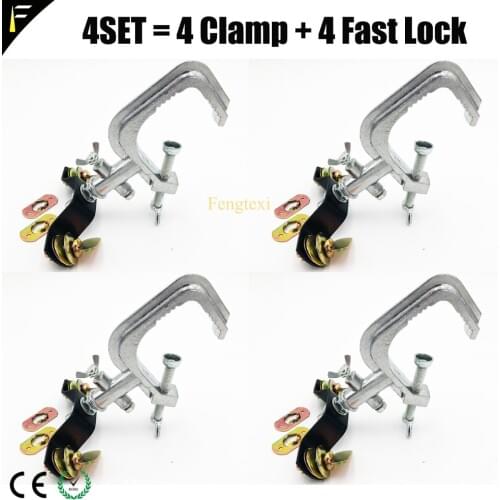 Stage Light Equipment Clamp Hook Fast Lock Stage Hardware Accessories Aluminum Clamp Hook for Moving Head Beam Load 50kg