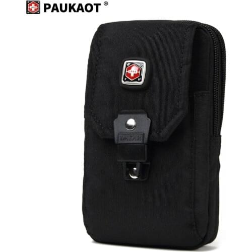 Men Belt Clip Bag Waist Bag Phone Pouch Waterproof Fanny Pack Outdoor Buckle Phone Bag For Galaxy Note10