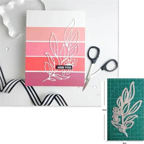 Christmas Flower Leaf Metal Cutting Dies Stencils dies for DIY Scrapbooking dies Decoration Paper Craft dies Embossing Dies Cuts