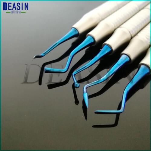 Dental Tool Stainless Steel Dentist Teeth Clean Hygiene Picks Scaler Oral Care Luxating Root Elevator with Case Instruments Tool
