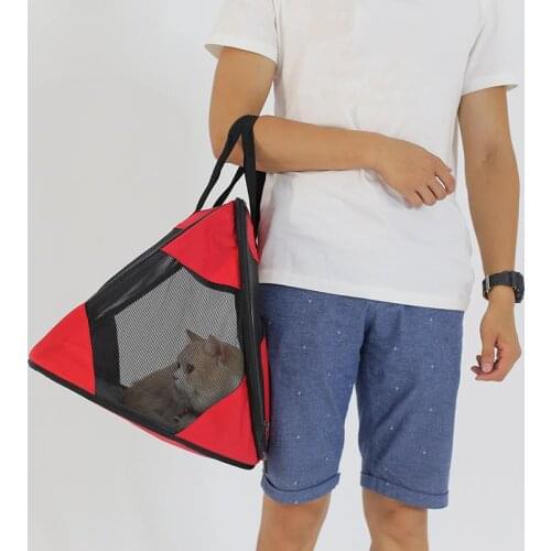 Things for Small Dogs Foldable Pet Carry Transporting Cat Handbag Outdoor Chihuahua Dog Moving Travel Carrying Bag Puppy Carrier