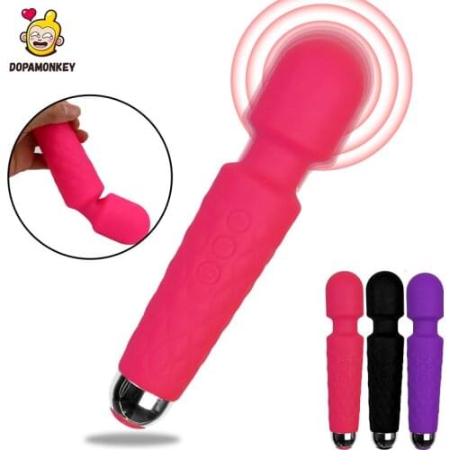 DopaMonkey vibrator clit USB Charge Powerful Clitoris Stimulator Sex Toys for Women Masturbator stick vibrator rechargeable