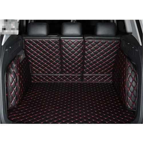 High quality Special Pu leather car trunk mats for Volkswagen Tiguan 2016-2011 durable cargo liner boot carpets for Tiguan 2014