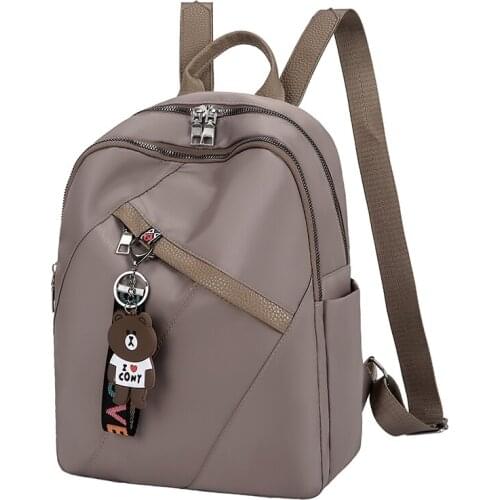 Women Backpack Purse Waterproof Nylon Rucksack Lightweight Shoulder Bag School College Bookbag Anti-theft Daypacks