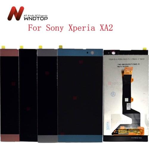 5.2"Inch IPS LCD For Sony Xperia XA2 LCD Display Touch Screen H4133 H4131 H4132 Digitizer Assembly Replacement Parts