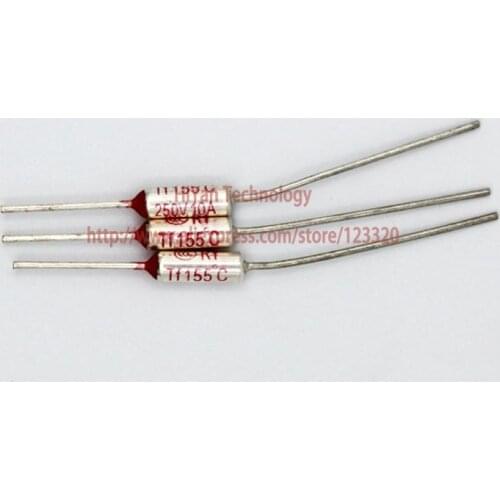 20pcs/lot) RY155 TF 155 Degree Celsius 155C 10A 250V Temperature Thermal Fuse