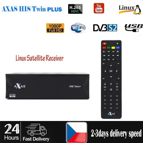 2021 New Full HD Axas His Twin+ DVB-S2/S 1080P HD Enigma 2 Satellite TV Receiver WiFi + Linux E2 Open ATV H.265 IP TV Box