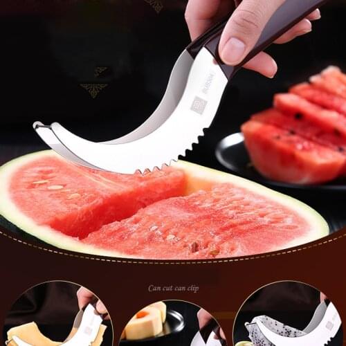 304 Stainless Steel Meat Cutting Device Watermelon Cantaloupe Slicer Kitchen Multifunctional Fruit And Vegetable Creative Tools