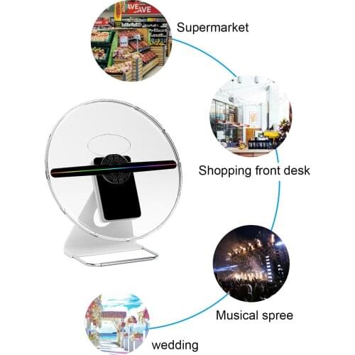 3D Hologram Fan 30cm Super Great Can Play Your Super Ads