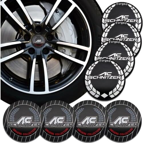 4pcs 56mm Car Styling Wheel Center Hup Caps Badge Sticker for BMW AC SCHNITZER M 3 5 E46 E39 E36 E60 E90 X1 X3 X5 X6 Accessories