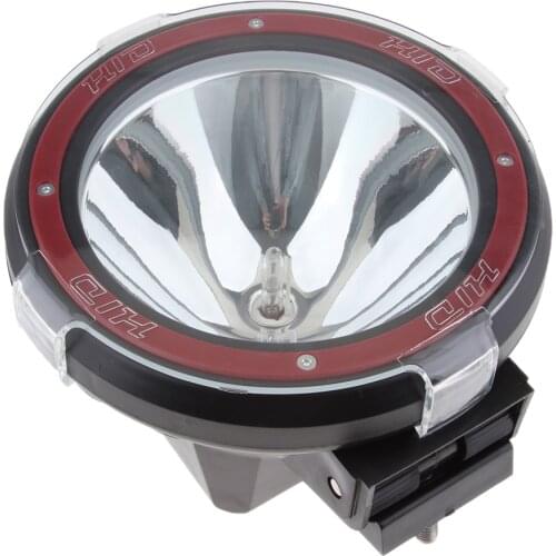 7' 100W HID Fronts Flood Driving Lights HID Xenon 12V Trucks SUV Spot Work Light Waterproof Flashlight Headlight 6925 LM 6000K