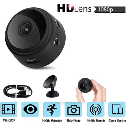 A9 Mini Wireless Camera 2.4GHz WiFi HD 1080P Home Security-Camera Night Vision Wireless Remote Motion Detection Video HOT SALE