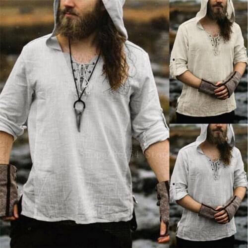 BISON DENIM Men's T-shirts With A Hood