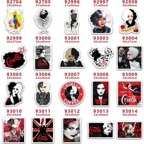 Choshim brand 10 Pcs Planar Resin flatback Horror Movie for DIY hairbow accessory decoration PR92704