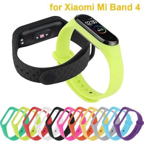 For Xiaomi Mi Band 4 Wristband Replacement Sports Band Silicone Bracelet Smart watch Wearable accessories #716