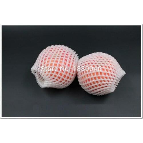Eco-friendly Thicken Fruit foam white EPE Foam mesh sleeve net Thick fruit foam sleeve net for Apple packing material