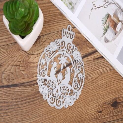 F2TE Christmas Hanging Metal Cutting Dies Stencil DIY Scrapbooking Album Paper Card