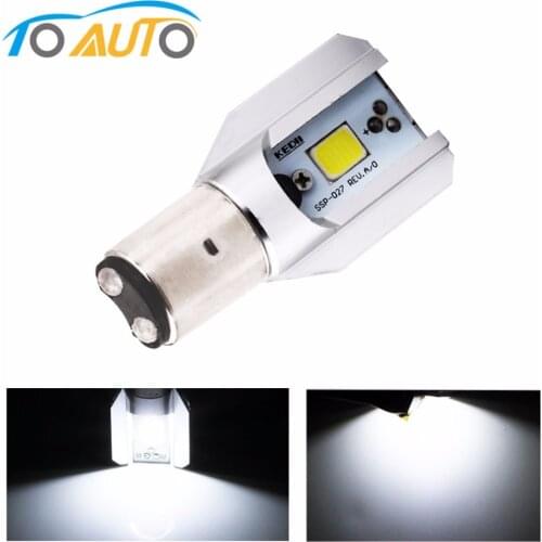 H6 Led Motorcycle Headlight Bulbs COB Led 1000lm BA20D Lamp Scooter ATV Moto Accessories Fog Lights For Suzuki