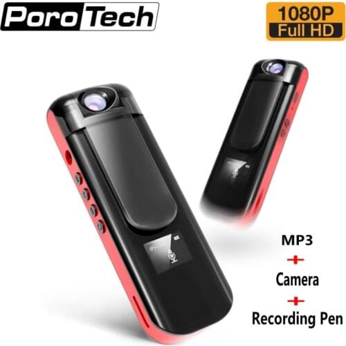 IDV009 Mini Micro Camera HD 1080P Video Voice Recording Pen Camera with MP3 Player 180 Degree rotating Mini DVR Camera Camcorder