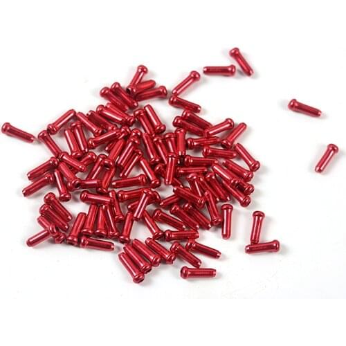 20pcs bicycle brake cable end cover 7 color Yang aluminum alloy core cap for mountain bike road bike brake shifting components