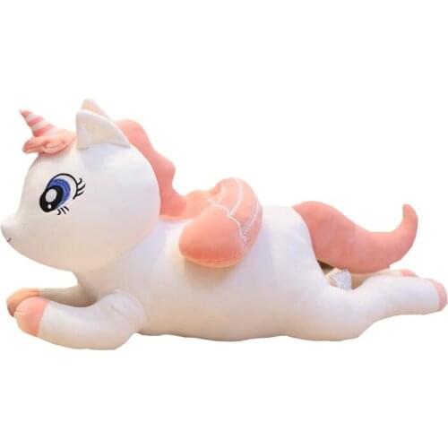 Unicorn doll plush toy doll cartoon cute super soft bed sleeping pillow