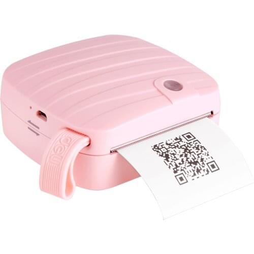 Deli X1 Mini Pocket Thermal Printer Wireless Bluetooth Miniature Printer Message Cartoon Pictures Printer Portable Printer
