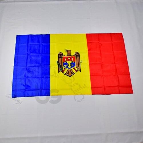 Moldova 90*150cm moldovan flag Banner 3x5 Foot Hanging Home Decoration flag