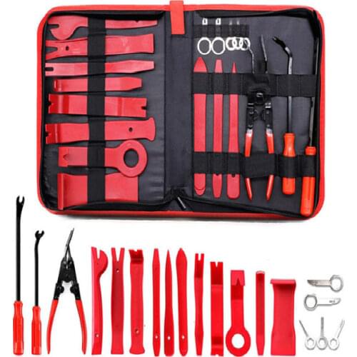 Car Trim Removal Tools Kit Car Panel Door Audio Trim Removal Tool Kit Auto Clip Pliers Fastener Remover Tool Set