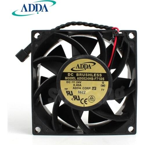 NEW ADDA AD0824HB-F71DS 8038 24V0.40A high air volume frequency cooling fan