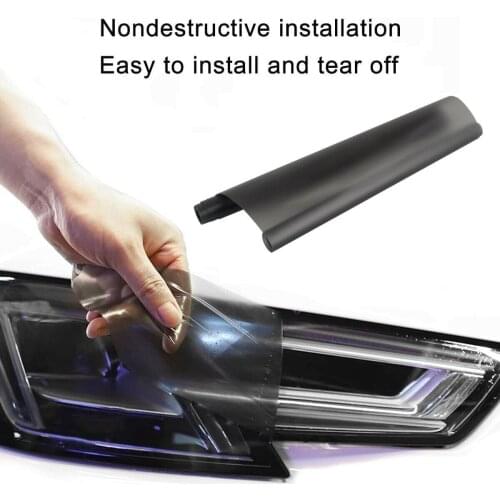 Fog Lights Wrap Headlights Car Tail Lights Tint Film 30cm X 100cm Accessories