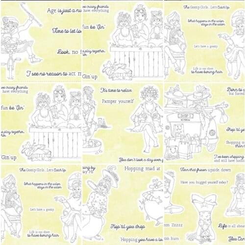 GIRL Transparent Clear Silicone Stamp/Seal for DIY scrapbooking/photo album Decorative clear stamp A1509