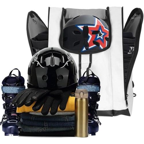 SoarOwl Boot Bag Ski Boots and Snowboard Boots Bag Excellent for Travel with Waterproof Exterior & Bottom for Men Women Youth