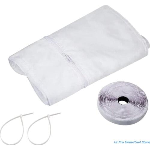 Air Exchange Guards with Dual-zip Window Cloth Seal for Portable Air Conditioner M17E