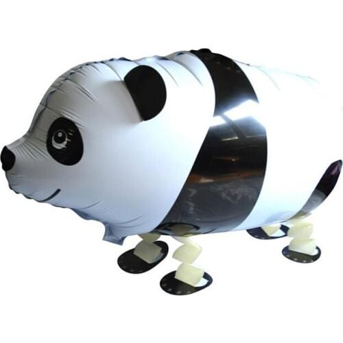 10pcs/lots Panda Walking animals Foil balloon Birthday party supplies decoration cartoon balloons wholesales
