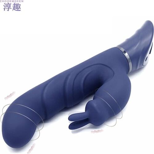 2 In 1 Clitoris Stimulator 10 Frequency Vibration G Spot Masturbator Waterproof Vibrators for Women Sex Toys Vibrator Massager