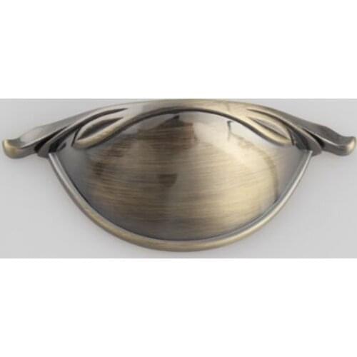 32mm drawer pull bronze kitchen cabinet handles antique brass furniture knob vintage cap cover shell handle