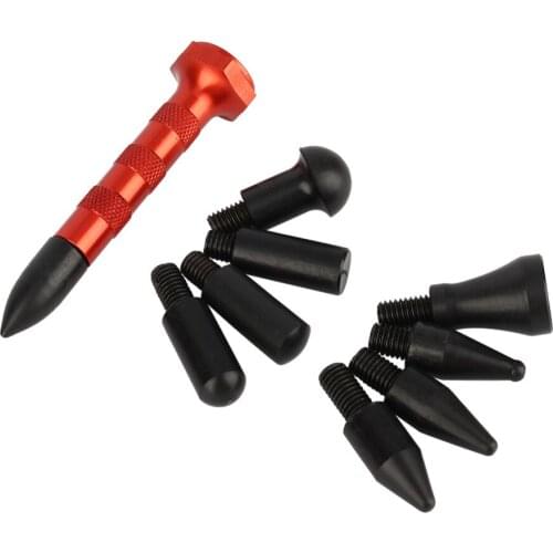 9pcs/set Head Tools Dent Removal Aluminum Tap Down Pen Knock Tools Paintless Dent Repair Tools Hand Tools Kit Ferramentas Hot